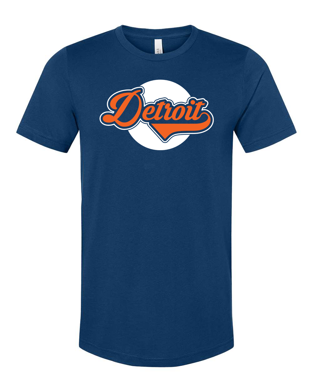 Cool Blue Detroit Baseball Graphic Tee