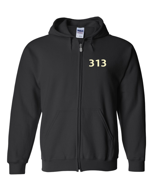 313 Zipped Hoodie and Sweatshirt